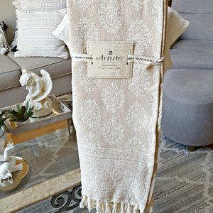 NEW! LUXURY Boho FARMHOUSE Fringed THROW BLANKET